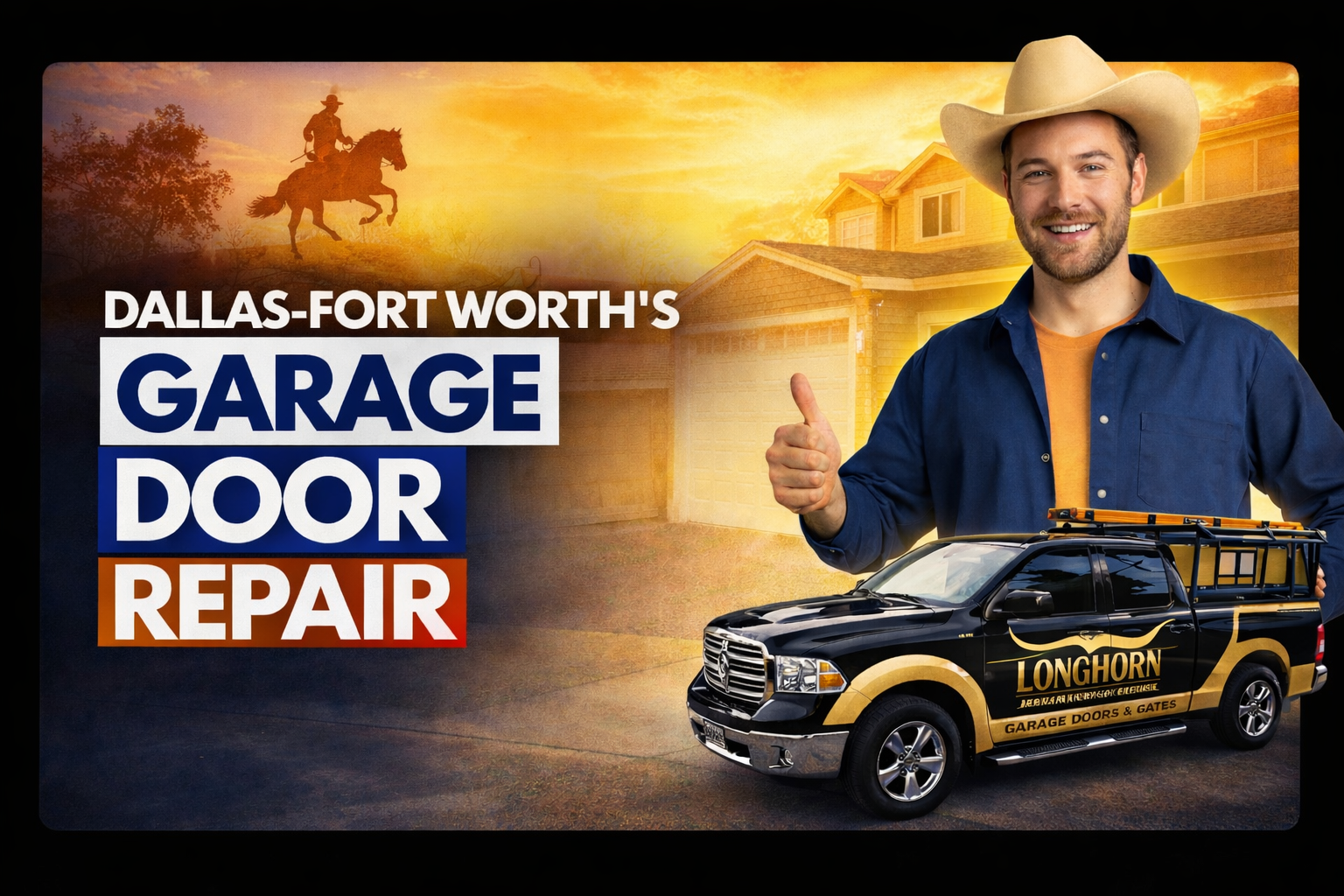 Longhorn Garage Doors & Gates serving Dallas-Fort Worth